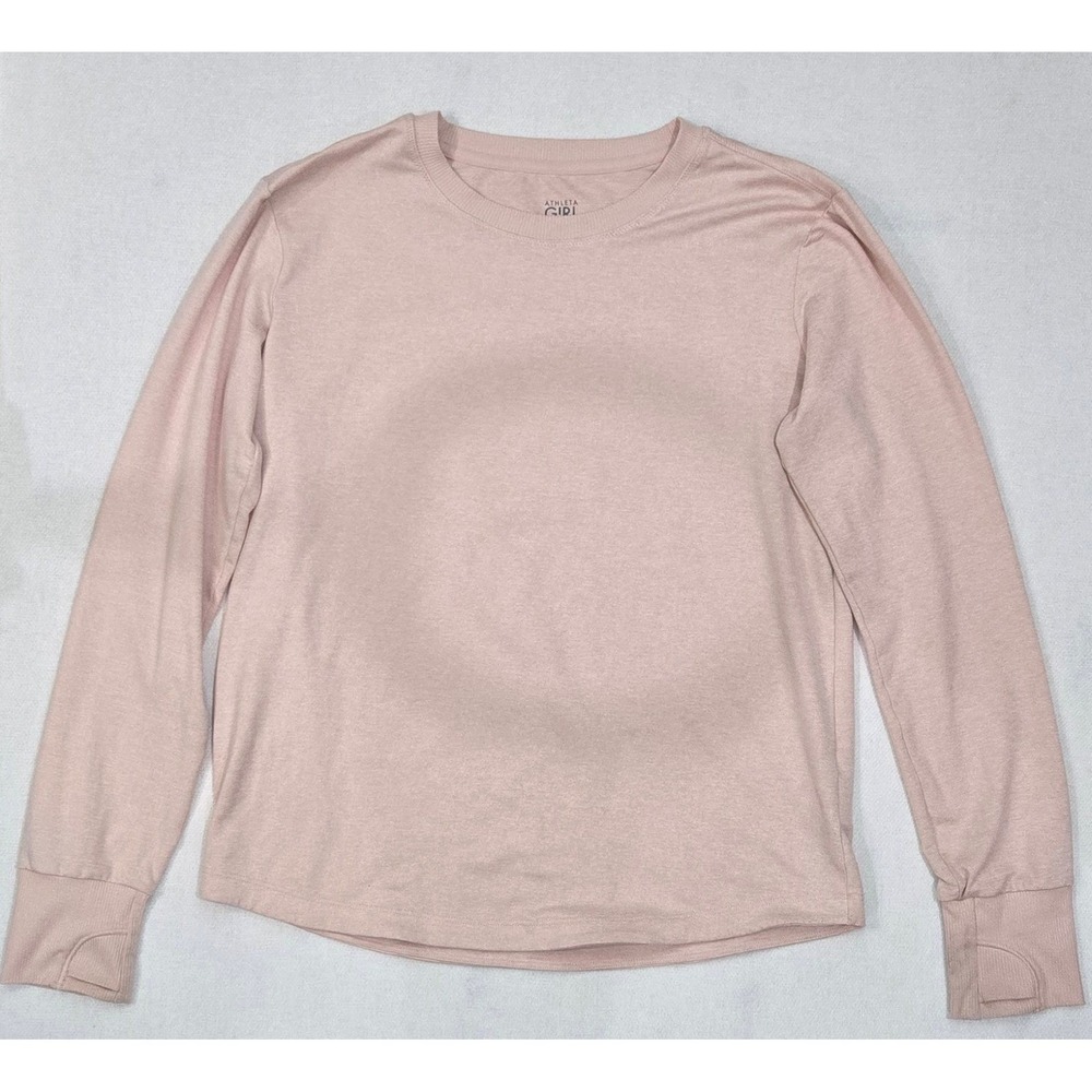 Athleta Girl Uptempo 2.0 Top Long Sleeve Shirt Kids XL 14‎ Activewear